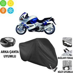 Autoes Bmw K1200 RS Siyah Kilit Uyumlu Motosiklet Brandası