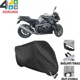 Autoes Bmw K1300 R Siyah Kilit Uyumlu Motosiklet Brandası