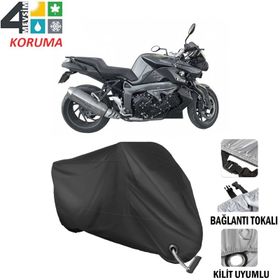Autoes Bmw K1300 R Siyah Kilit Uyumlu Motosiklet Brandası