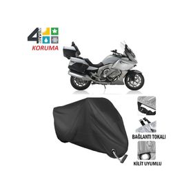Autoes Bmw K1600 GTL Exclusive Siyah Kilit Uyumlu Motosiklet Brandası