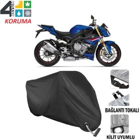 Autoes Bmw S 1000 R Siyah Kilit Uyumlu Motosiklet Brandası