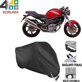 Autoes Cagiva Raptor 650 Siyah Kilit Uyumlu Motosiklet Brandası