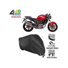 Autoes Cagiva Raptor 650 Siyah Kilit Uyumlu Motosiklet Brandası
