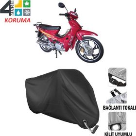 Autoes Çelik Motor XGJ 100-7 Kilit Uyumlu Motosiklet Brandası