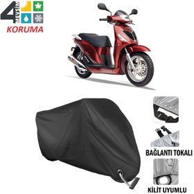 Autoes CF Moto E-Charm 150 Siyah Kilit Uyumlu Motosiklet Brandası