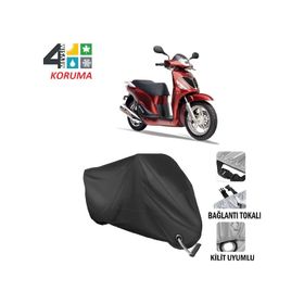 Autoes CF Moto E-Charm 150 Siyah Kilit Uyumlu Motosiklet Brandası