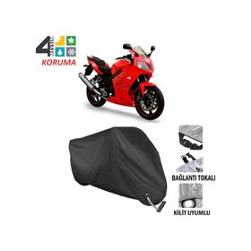 Autoes Daelim Roadwin 250 Siyah Kilit Uyumlu Motosiklet Brandası