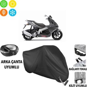Autoes Derbi GP1 250 Siyah Kilit Uyumlu Motosiklet Brandası