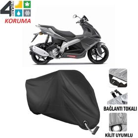 Autoes Derbi GP1 250 Siyah Kilit Uyumlu Motosiklet Brandası