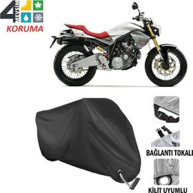 Autoes Derbi Mulhacen 659 Siyah Kilit Uyumlu Motosiklet Brandası