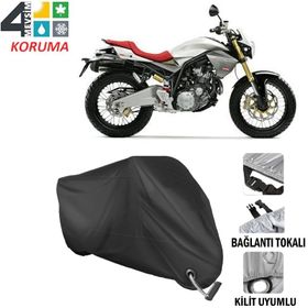 Autoes Derbi Mulhacen 659 Siyah Kilit Uyumlu Motosiklet Brandası