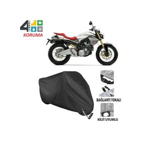 Autoes Derbi Mulhacen 659 Siyah Kilit Uyumlu Motosiklet Brandası