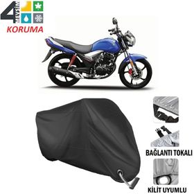 Autoes Haojue DA135S Siyah Kilit Uyumlu Motosiklet Brandası