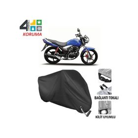 Autoes Haojue DA135S Siyah Kilit Uyumlu Motosiklet Brandası