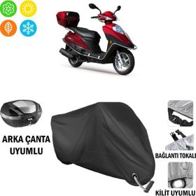 Autoes Haojue HJ 125ST Siyah Kilit Uyumlu Motosiklet Brandası