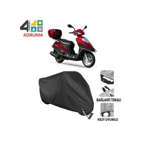 Autoes Haojue HJ 125ST Siyah Kilit Uyumlu Motosiklet Brandası