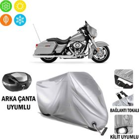 Autoes Harley-Davidson Flhx Street Glide Kilit Uyumlu Motosiklet Brandası