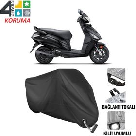 Autoes Hero Dash 110 Siyah Kilit Uyumlu Motosiklet Brandası