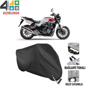 Autoes Honda CB 1300 Siyah Kilit Uyumlu Motosiklet Brandası