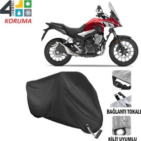 Autoes Honda CB 500 Siyah Kilit Uyumlu Motosiklet Brandası
