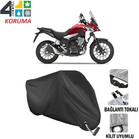 Autoes Honda CB 500 Siyah Kilit Uyumlu Motosiklet Brandası