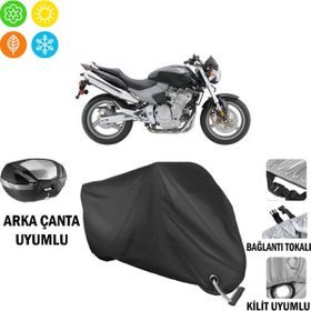 Autoes Honda CB 600F Hornet Siyah Kilit Uyumlu Motosiklet Brandası