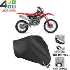 Autoes Honda CRF 150R Siyah Kilit Uyumlu Motosiklet Brandası