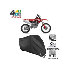 Autoes Honda CRF 150R Siyah Kilit Uyumlu Motosiklet Brandası
