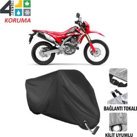 Autoes Honda CRF 250L Siyah Kilit Uyumlu Motosiklet Brandası