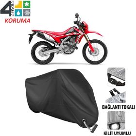 Autoes Honda CRF 250L Siyah Kilit Uyumlu Motosiklet Brandası