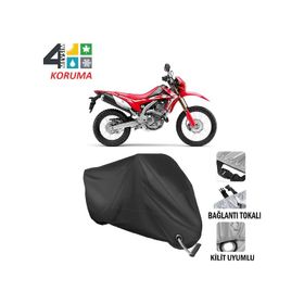 Autoes Honda CRF 250L Siyah Kilit Uyumlu Motosiklet Brandası