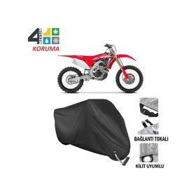 Autoes Honda CRF 250R Siyah Kilit Uyumlu Motosiklet Brandası