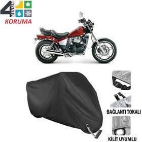 Autoes Honda CX 650 Siyah Kilit Uyumlu Motosiklet Brandası