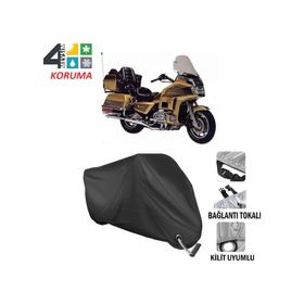 Autoes Honda Goldwing GL 1200 Siyah Kilit Uyumlu Motosiklet Brandası