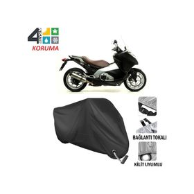 Autoes Honda NC 700DC Integra Siyah Kilit Uyumlu Motosiklet Brandası