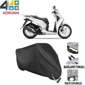 Autoes Honda SH 150 Siyah Kilit Uyumlu Motosiklet Brandası