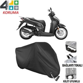 Autoes Honda SH 300 Siyah Kilit Uyumlu Motosiklet Brandası