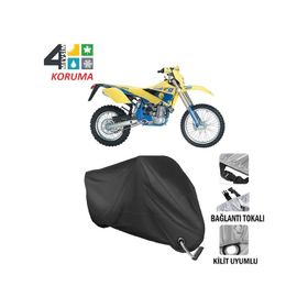 Autoes Husaberg FE 501 Siyah Kilit Uyumlu Motosiklet Brandası