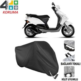 Autoes Piaggio Fly 150 Siyah Kilit Uyumlu Motosiklet Brandası