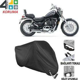 Autoes Suzuki VL 600 Intruder Kilit Uyumlu Motosiklet Brandası