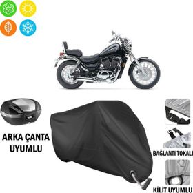 Autoes Suzuki VL 600 Intruder Kilit Uyumlu Motosiklet Brandası