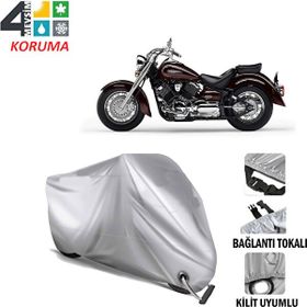 Autoes Yamaha XVS 1100 Drag Star Kilit Uyumlu Motosiklet Brandası
