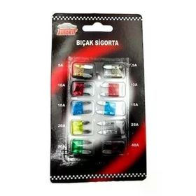 Autokit 10'lu Mini Bıçak Sigorta Seti