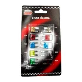 Autokit 10'lu Mini Bıçak Sigorta Seti