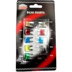 Autokit 10'lu Mini Bıçak Sigorta Seti