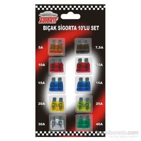 Autokit Bıçak Sigorta 10'lu Set