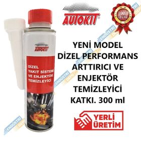 Autokit Dizel 300 ml Yakıt Katkısı ve Enjektör Temizleyici