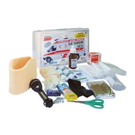 Autokit FA1-060 Şeffaf Kutulu Karayol İlk Yardım Çantası