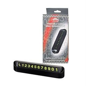 Autokit Fosforlu Lüks Araç Numeratörü