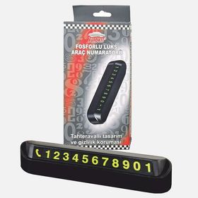 Autokit Fosforlu Lüks Araç Numeratörü